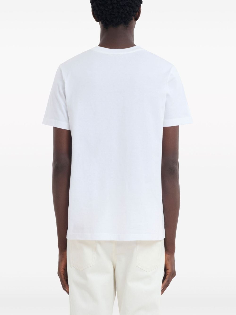 gingham logo-print cotton T-shirt - 4