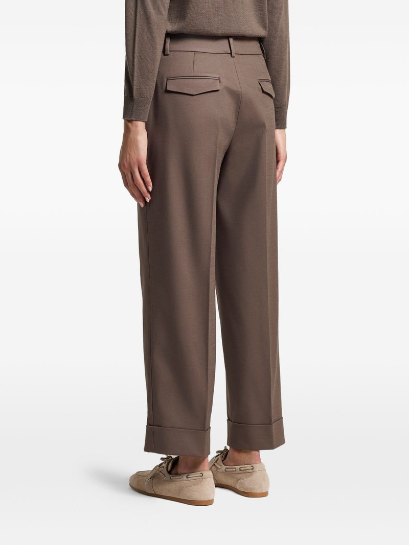 pleat-detail trousers 4