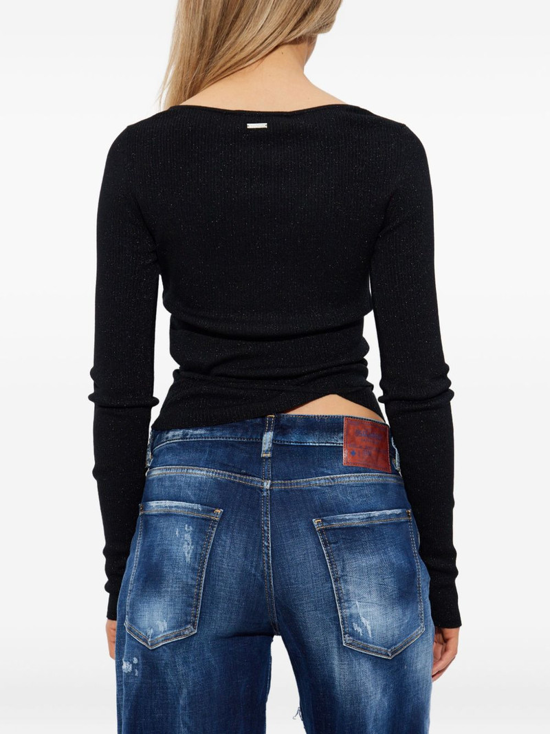 lurex wrapped top 4