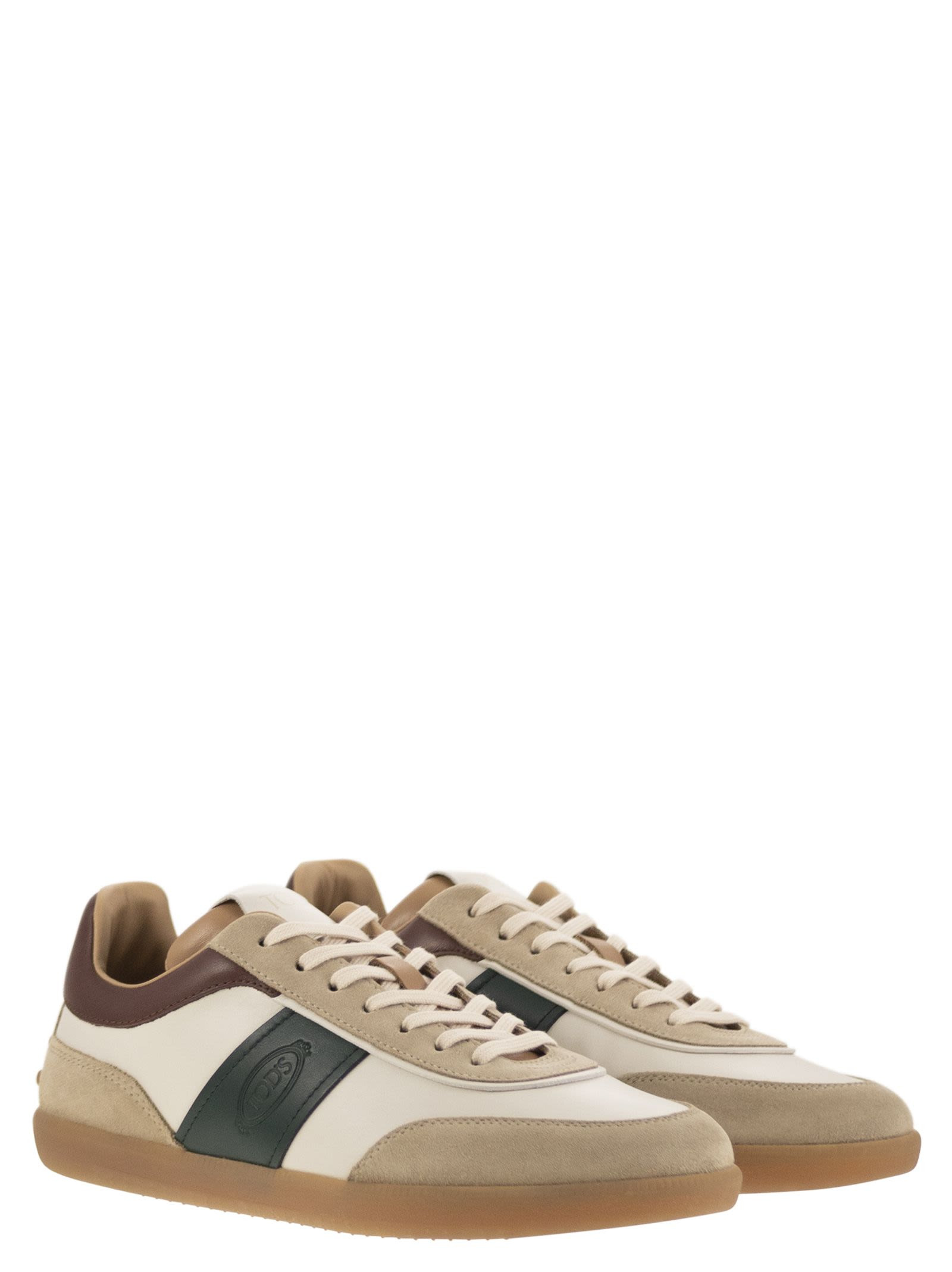 Tod's Men Suede Leather Tabs Sneakers - 4