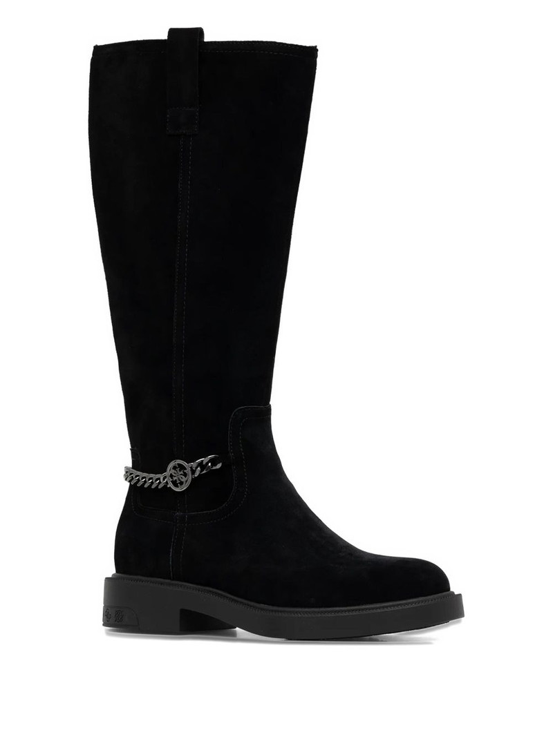 GUESS USA Fyonal suede chain-detail boots outlook