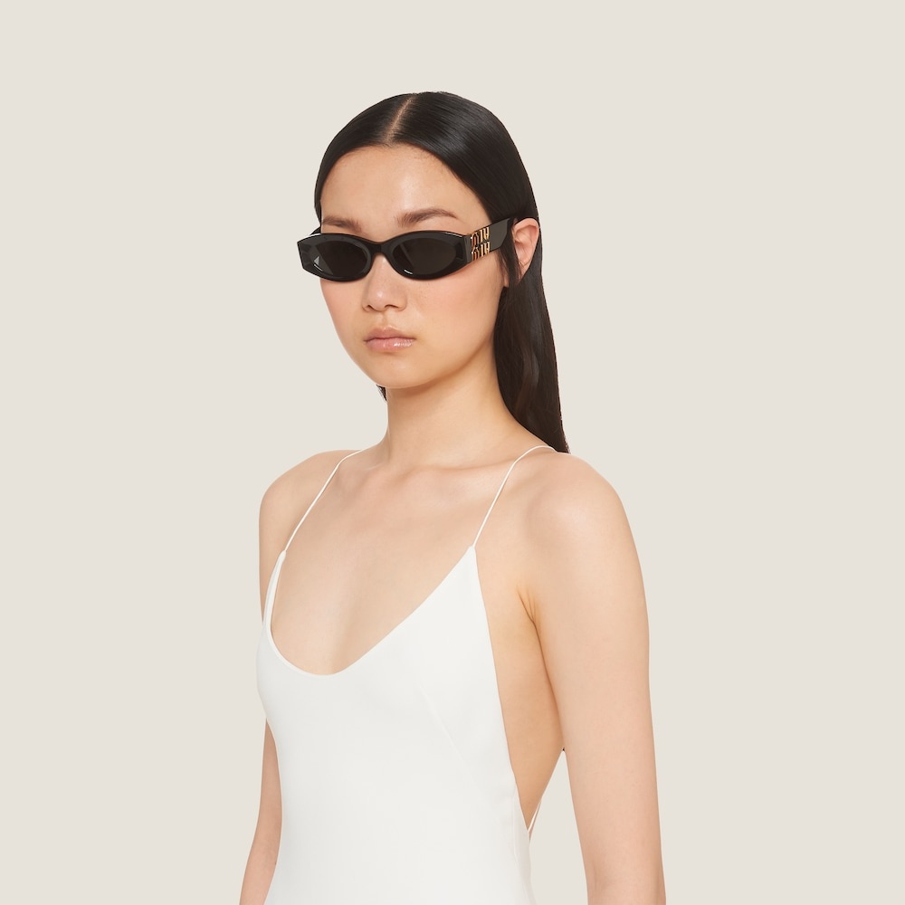 Stretch cady dress with feathers - 4