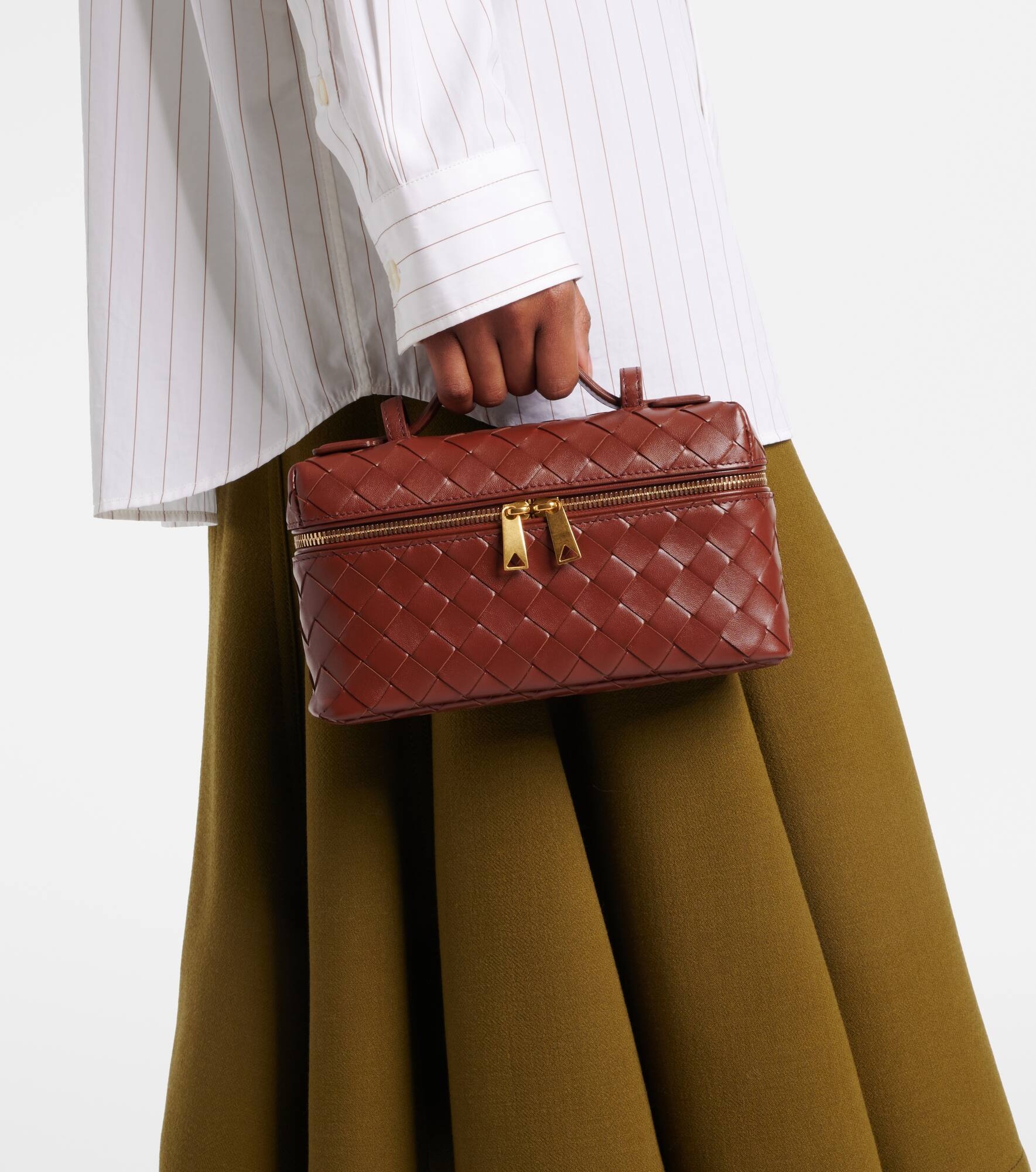 Bang Bang Intrecciato leather vanity bag - 2