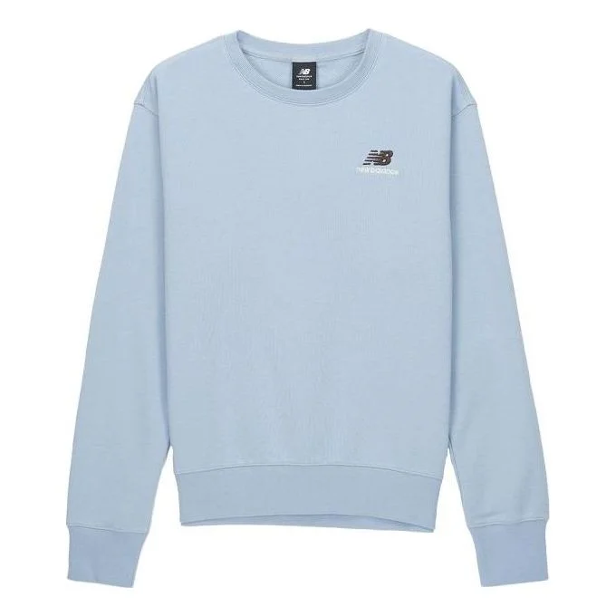 New Balance Unissentials French Terry Crewneck Sweatshirt Asia Sizing 'Light Arctic Grey' UT21501-LA - 1