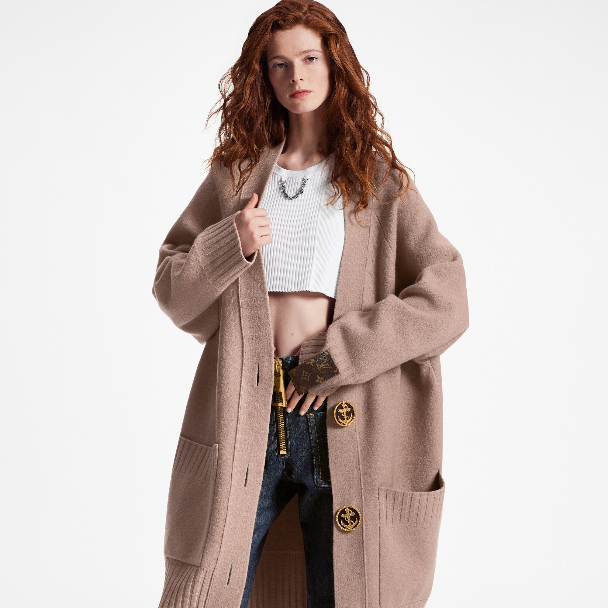 Oversized Detail Cardigan - 5