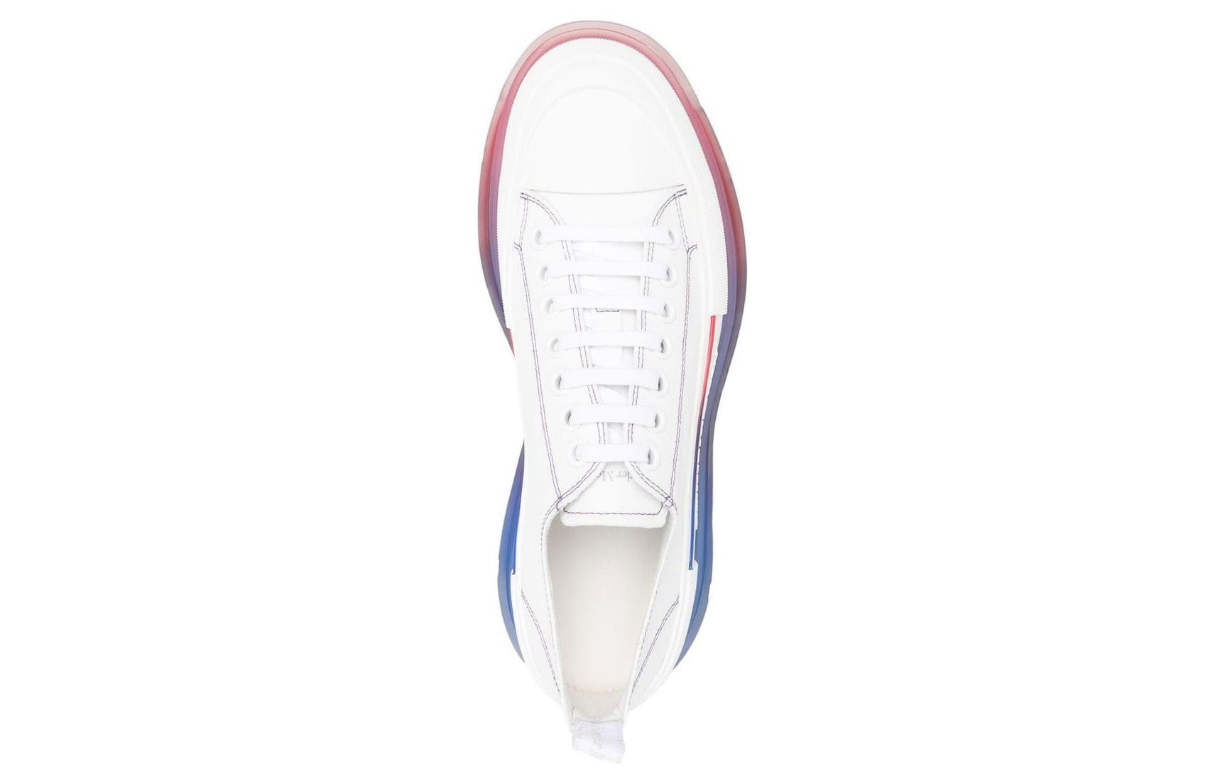 Alexander McQueen Tread Slick Low Lace Up Shoes 'White Multi' 705660W4TGE8994 - 3