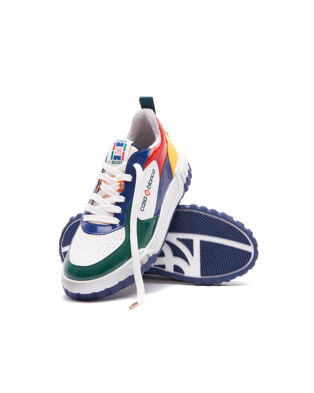 Mens Court Multicolour Sneakers | Casablanca Paris - 7