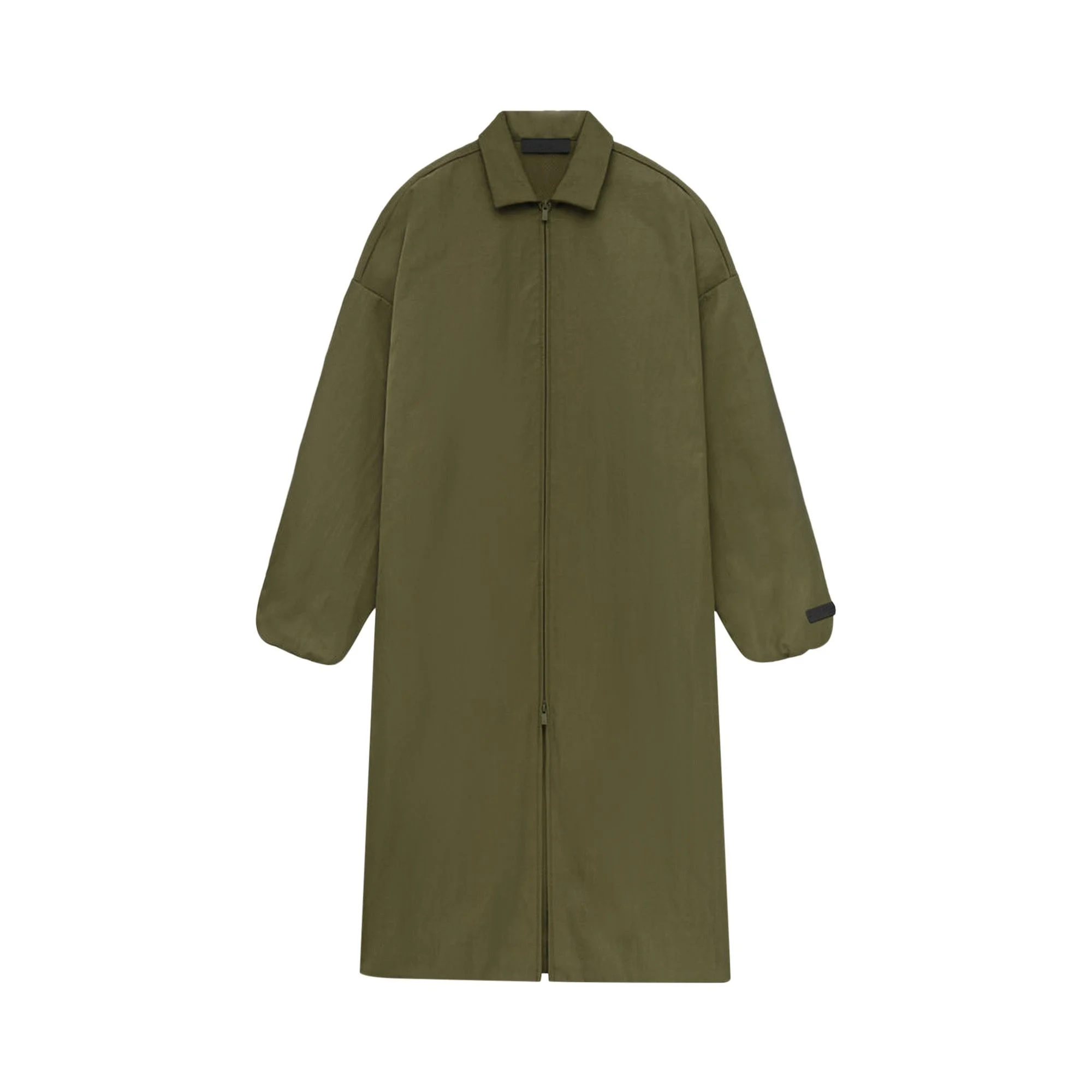 Fear of God Essentials Textured Nylon Trench 'Military' - 1