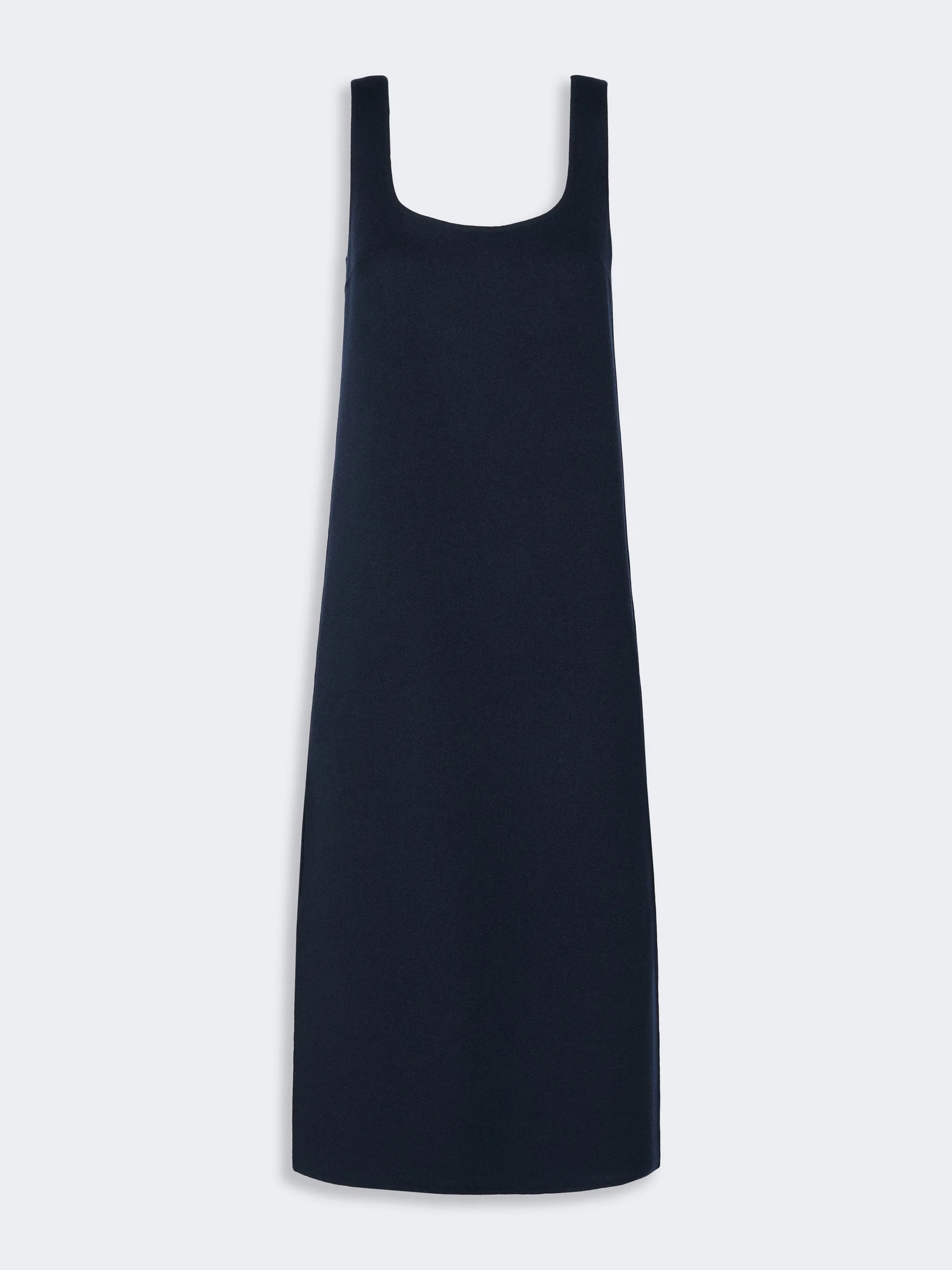 WKSGIAMBO Wool-blend drap midi dress - MIDNIGHTBLUE - 1