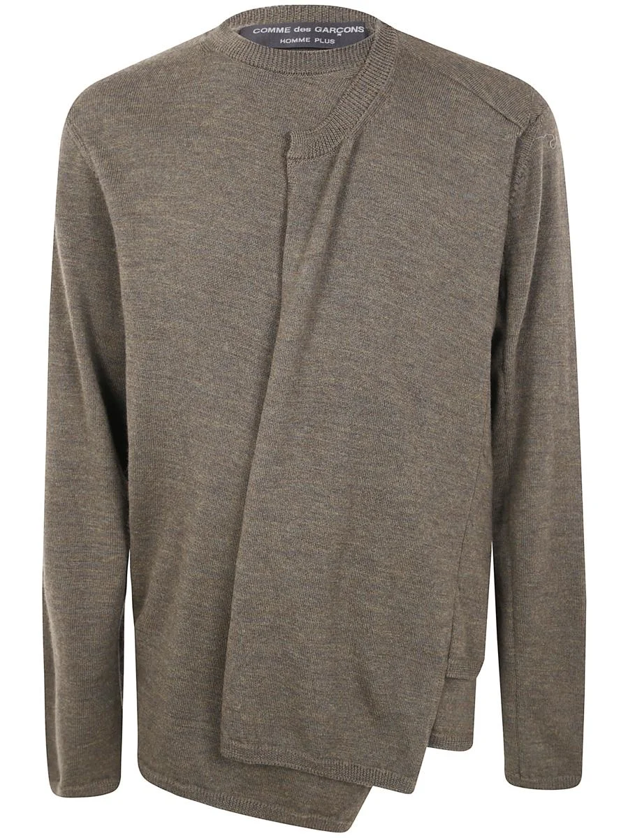 Comme Des Garçons Homme Plus Asymetrical Shirt Clothing - 1