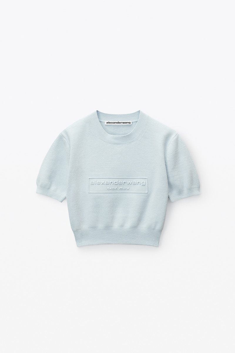 SWEATER TEE IN RIBBED CHENILLE 1