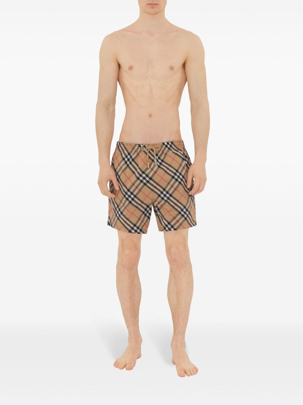 Checked Print Bermuda Shorts - 3