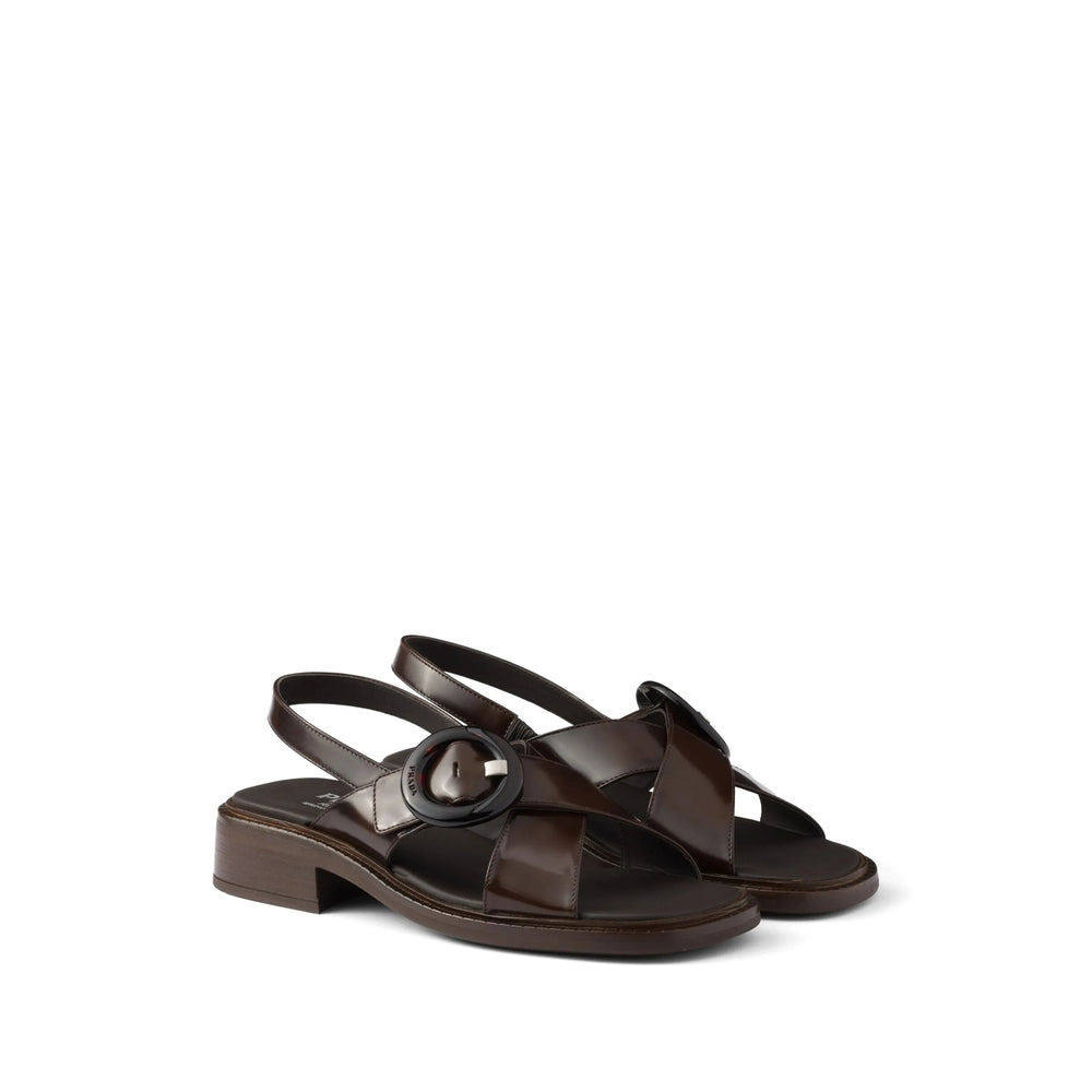 Prada Brown Sandals Women - 6