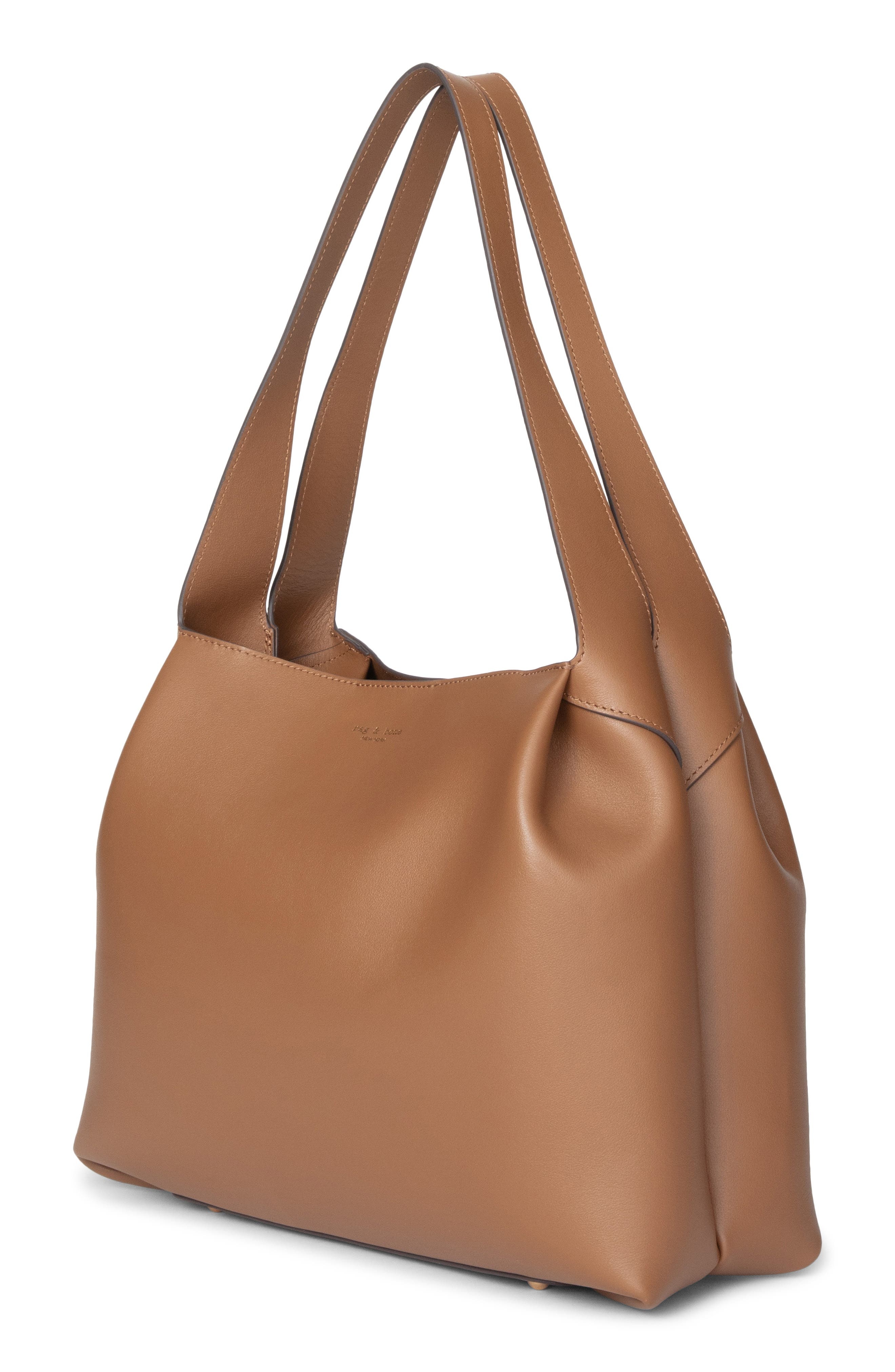 rag & bone Slade Leather Tote in Cognac at Nordstrom - 2
