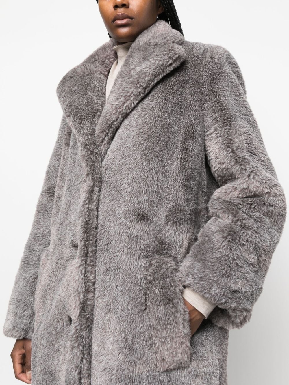Monaco faux-fur coat - 5