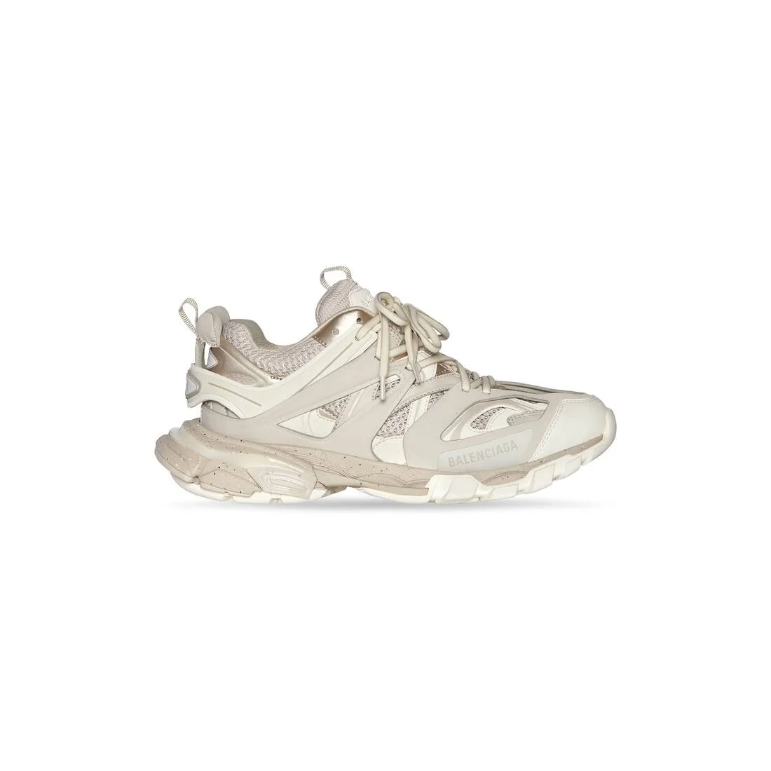 Women's Track Sneaker Recycled Sole in Beige - 1