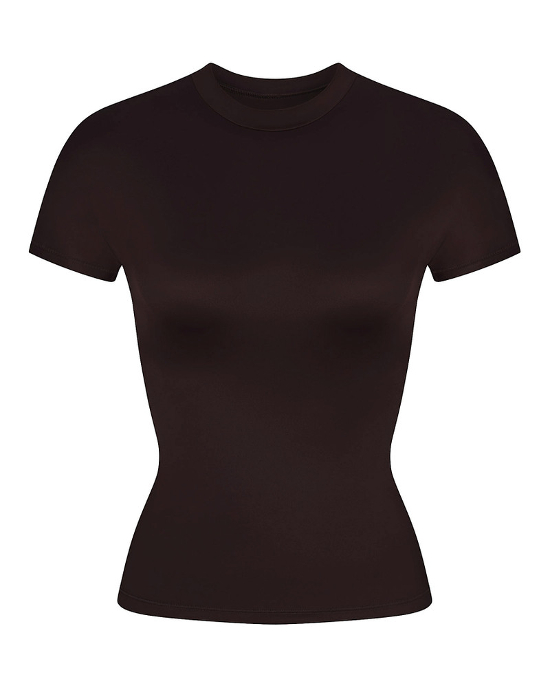 NikeSKIMS Shine Women's Mock-Neck Short-Sleeve Top 5