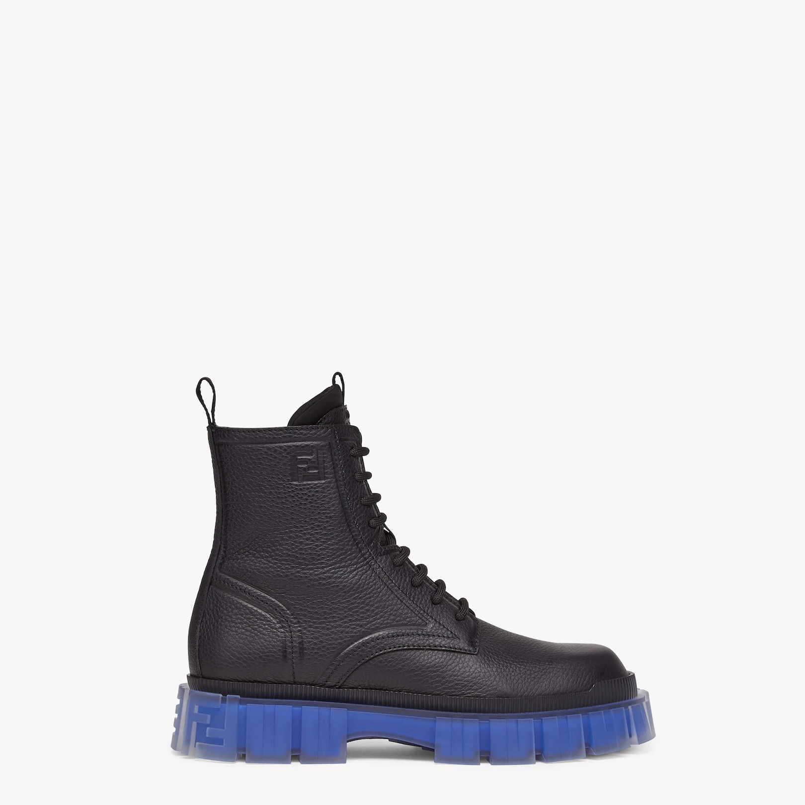 Black leather ankle boots - 1