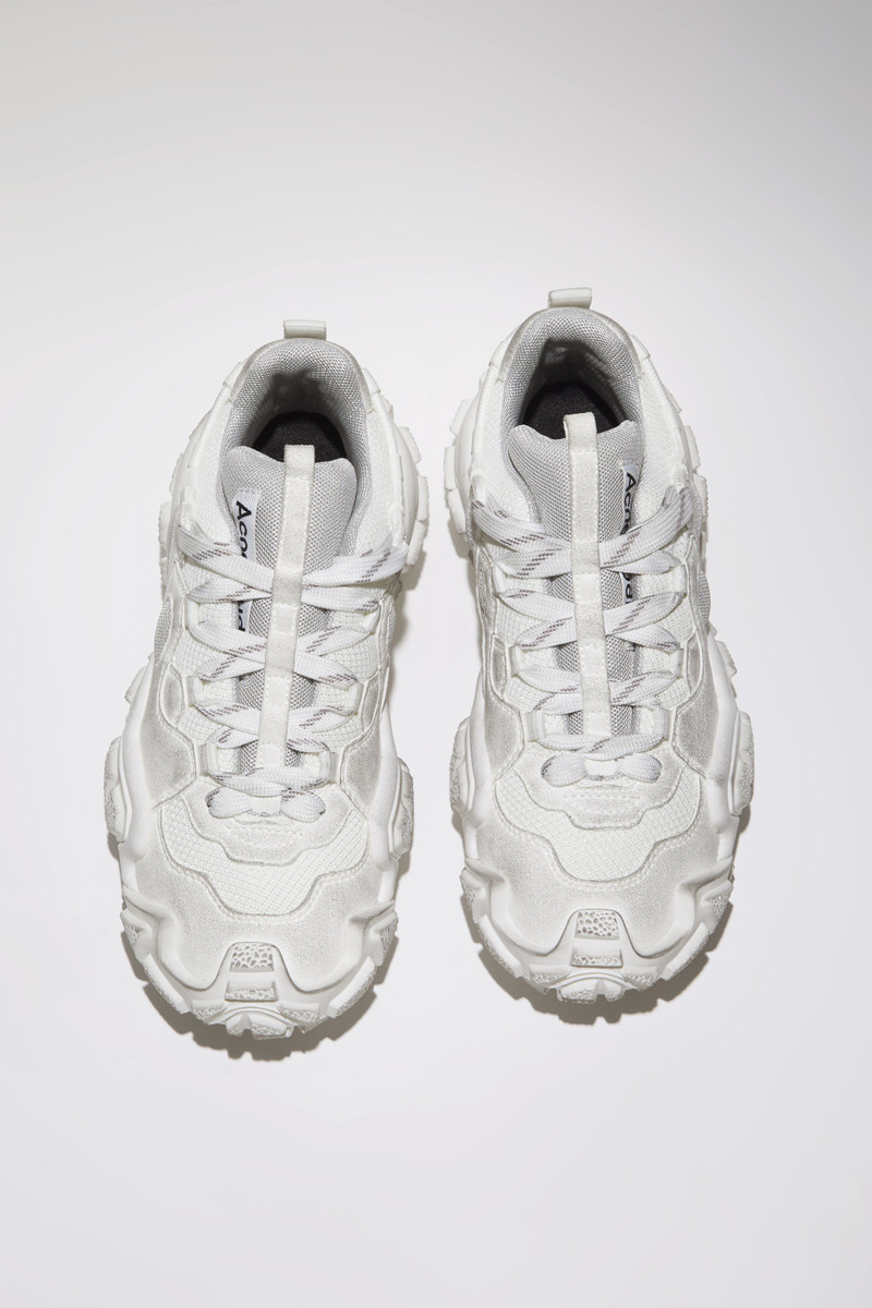 Chunky mesh sneakers - White 3
