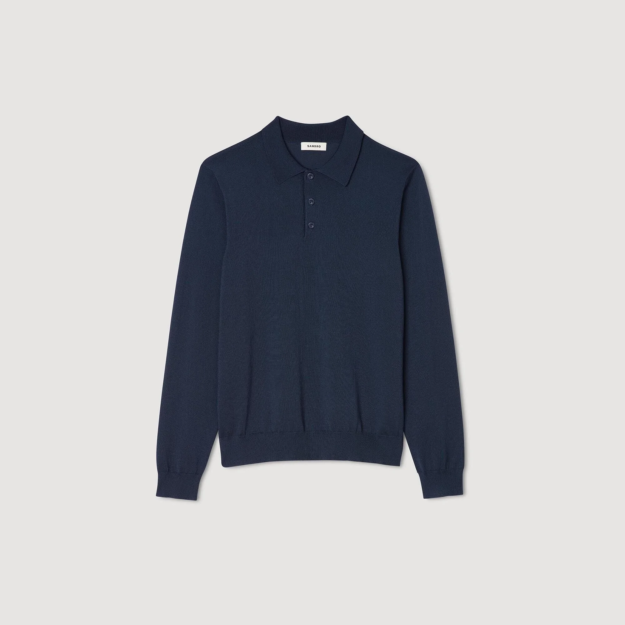 RIBBED POLO SHIRT - 1