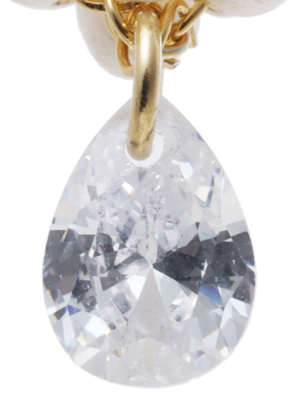 pearl-embellished drop earrings - 5