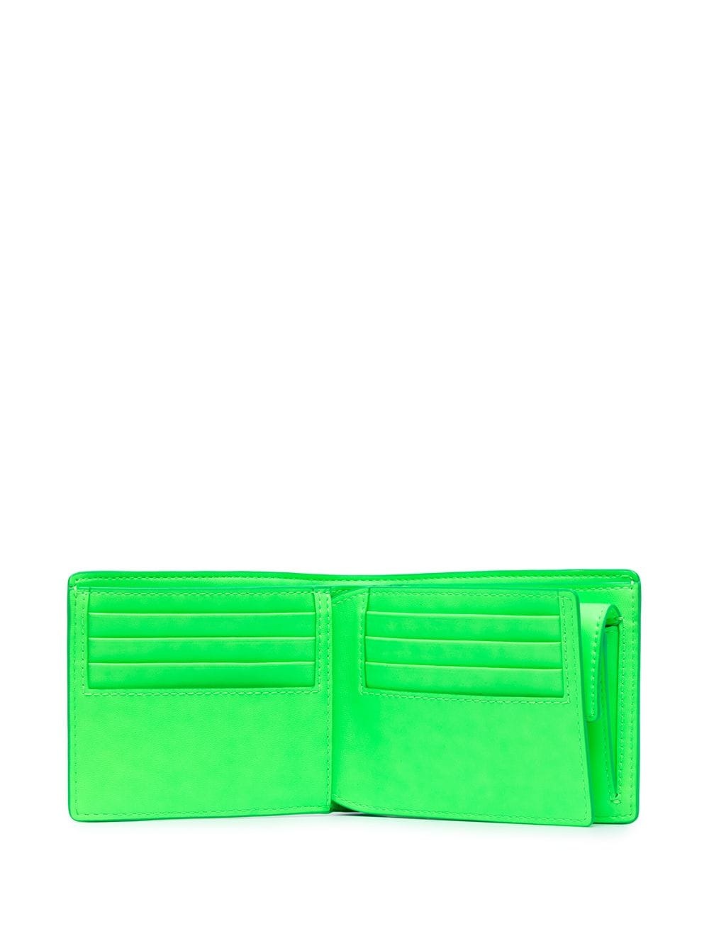 contrast-lining billfold wallet - 3