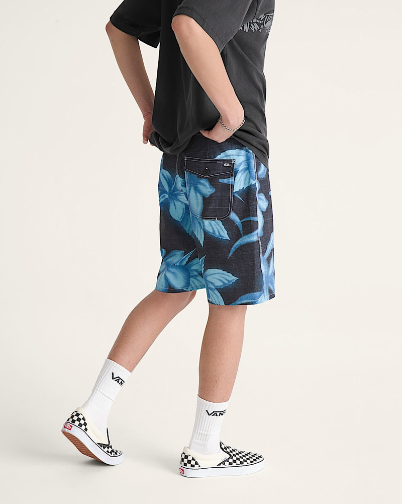 Airbrush Floral Boardshorts 7