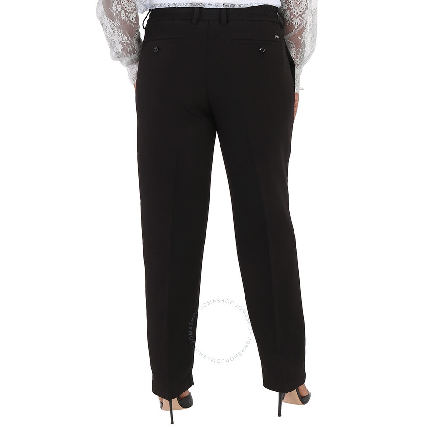 パンツ EMPORIO ARMANI Women Straight Pants 3D2P6E 1JHSZ 0999 Black EMPORIO ARMANI Emporio Armani Ladies Black Straight-Leg High