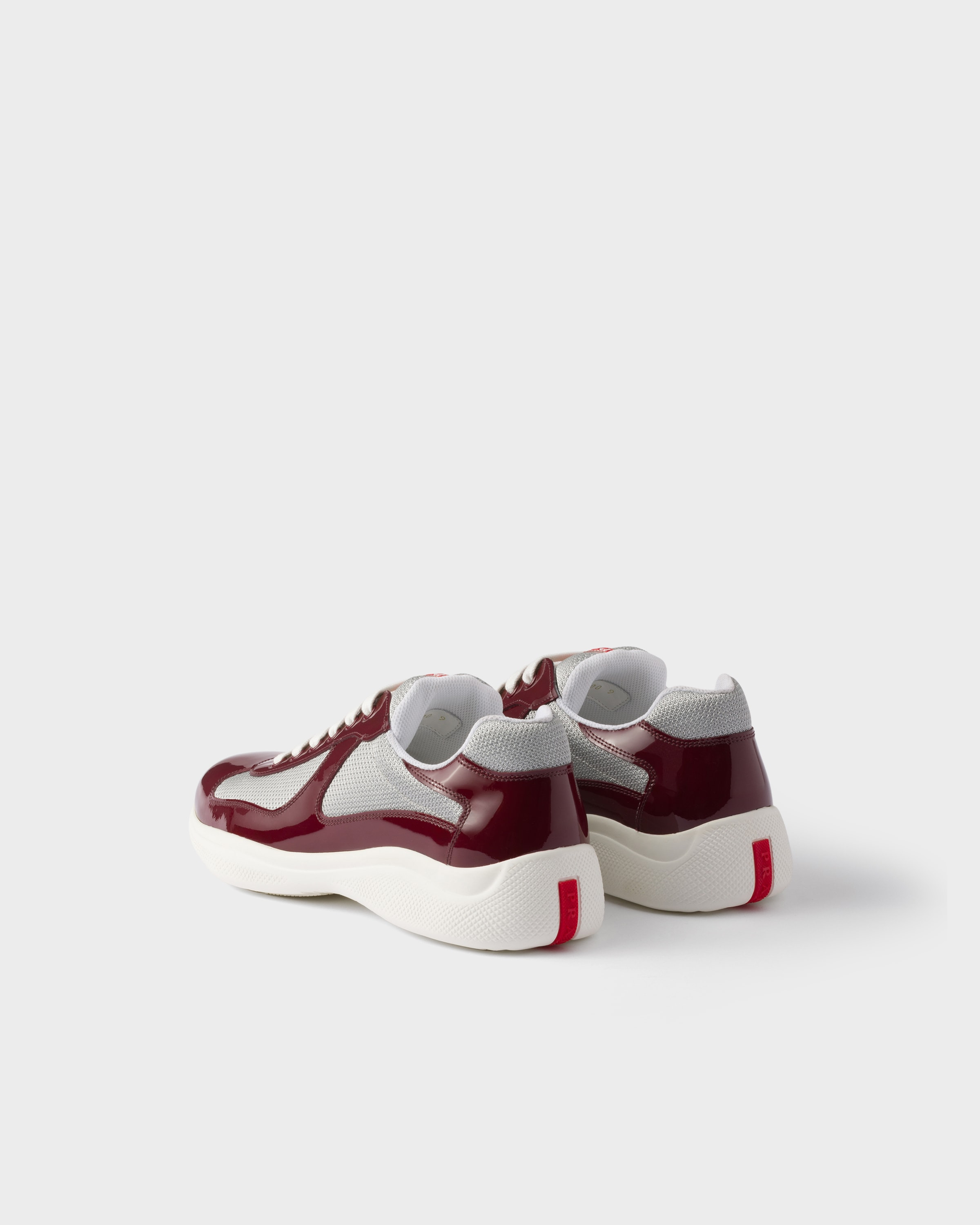 Patent leather and technical fabric Prada America's Cup sneakers - 4