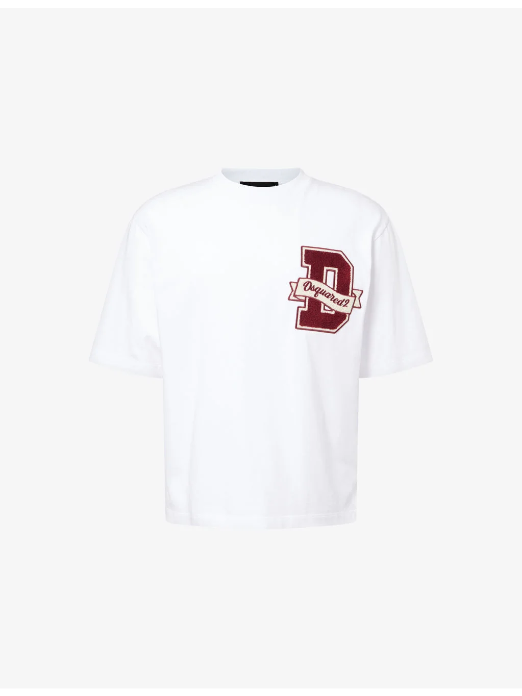 College Brand-Patch Cotton T-Shirt - 1
