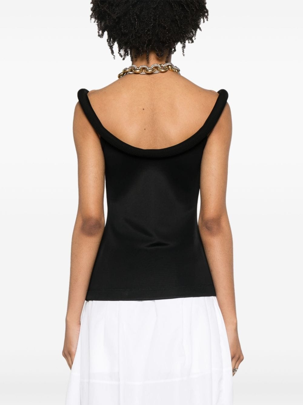 3D-detailing sleeveless top - 4