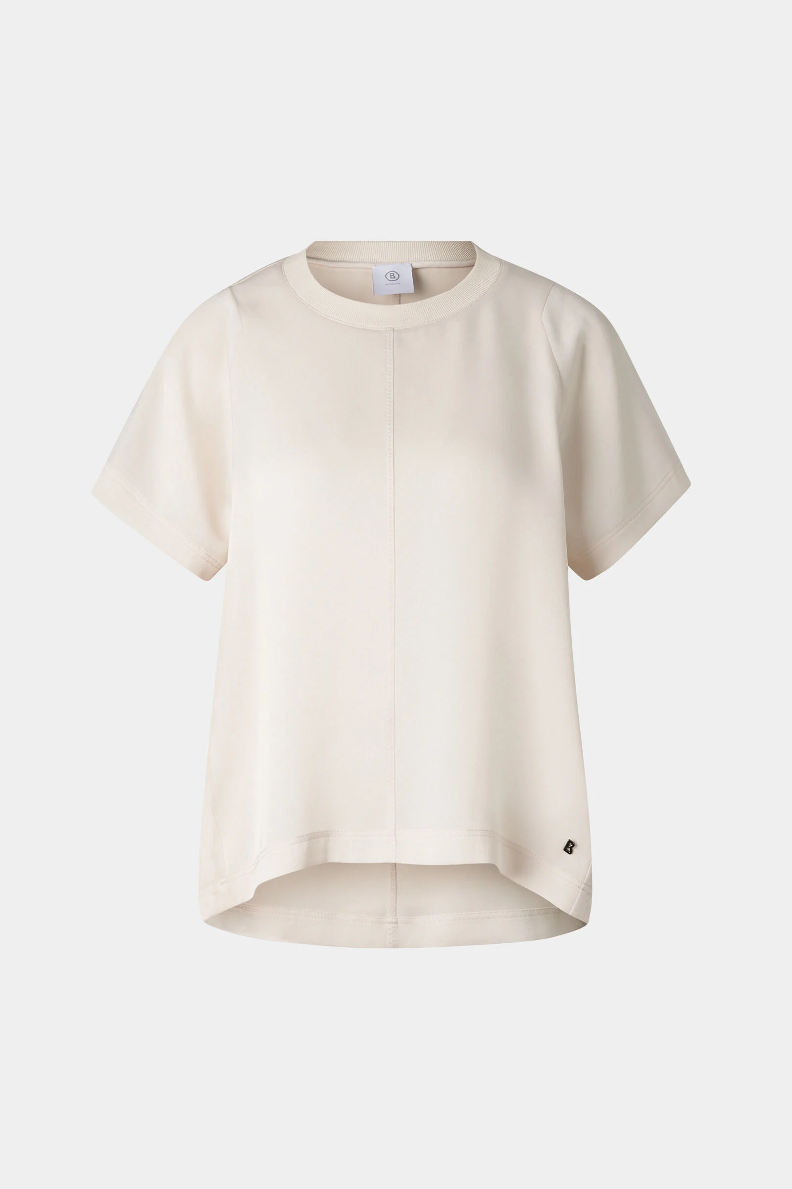 Dakota satin shirt in Cream - 1