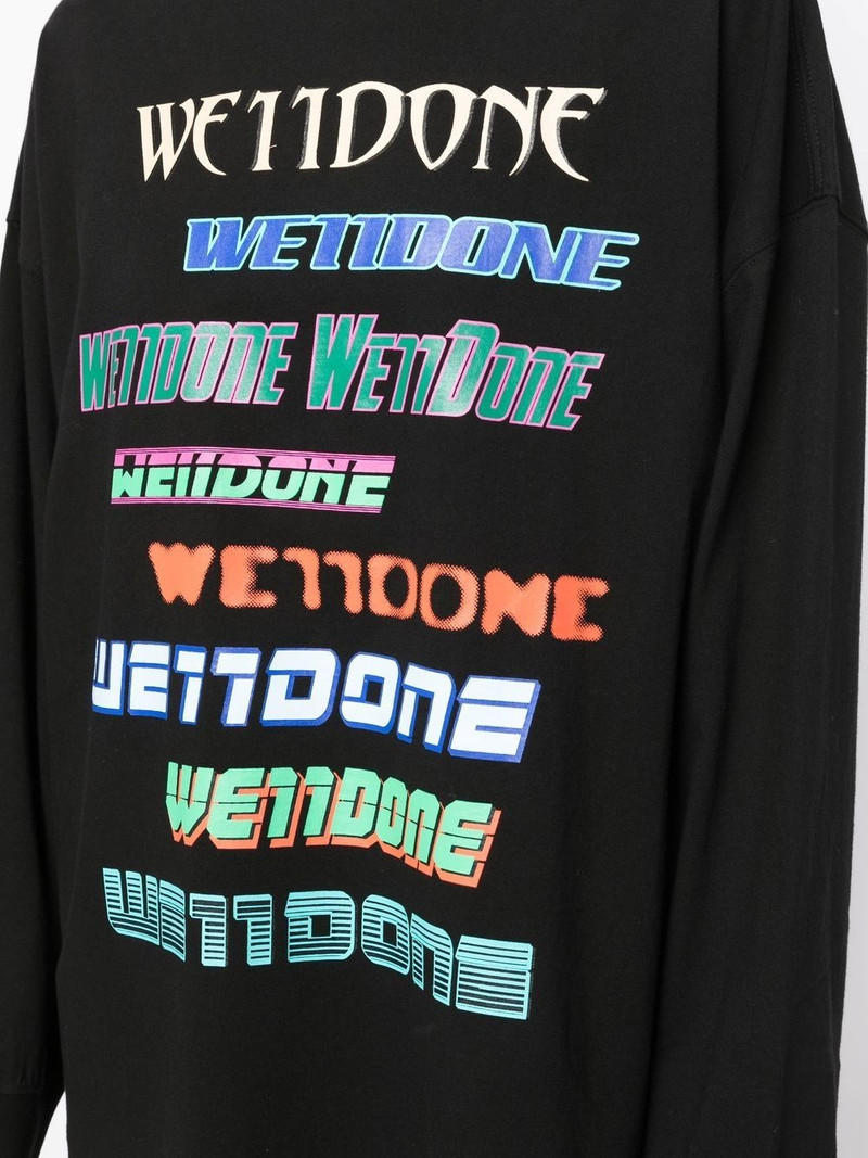 multi-logo cotton sweatshirt 5