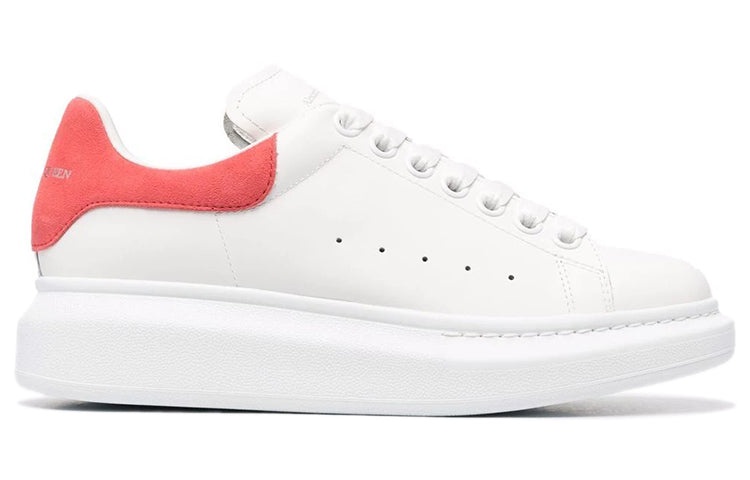 (WMNS) Alexander McQueen Oversized Sneaker 'White Coral' 553770WHGP79663 - 2