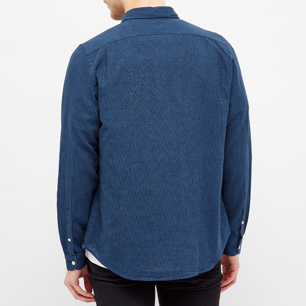 Paul Smith Tab Logo Microcheck Shirt - 5