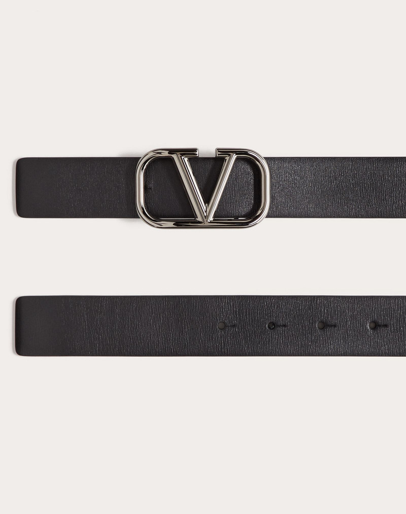 VLogo Signature Calfskin Belt 3