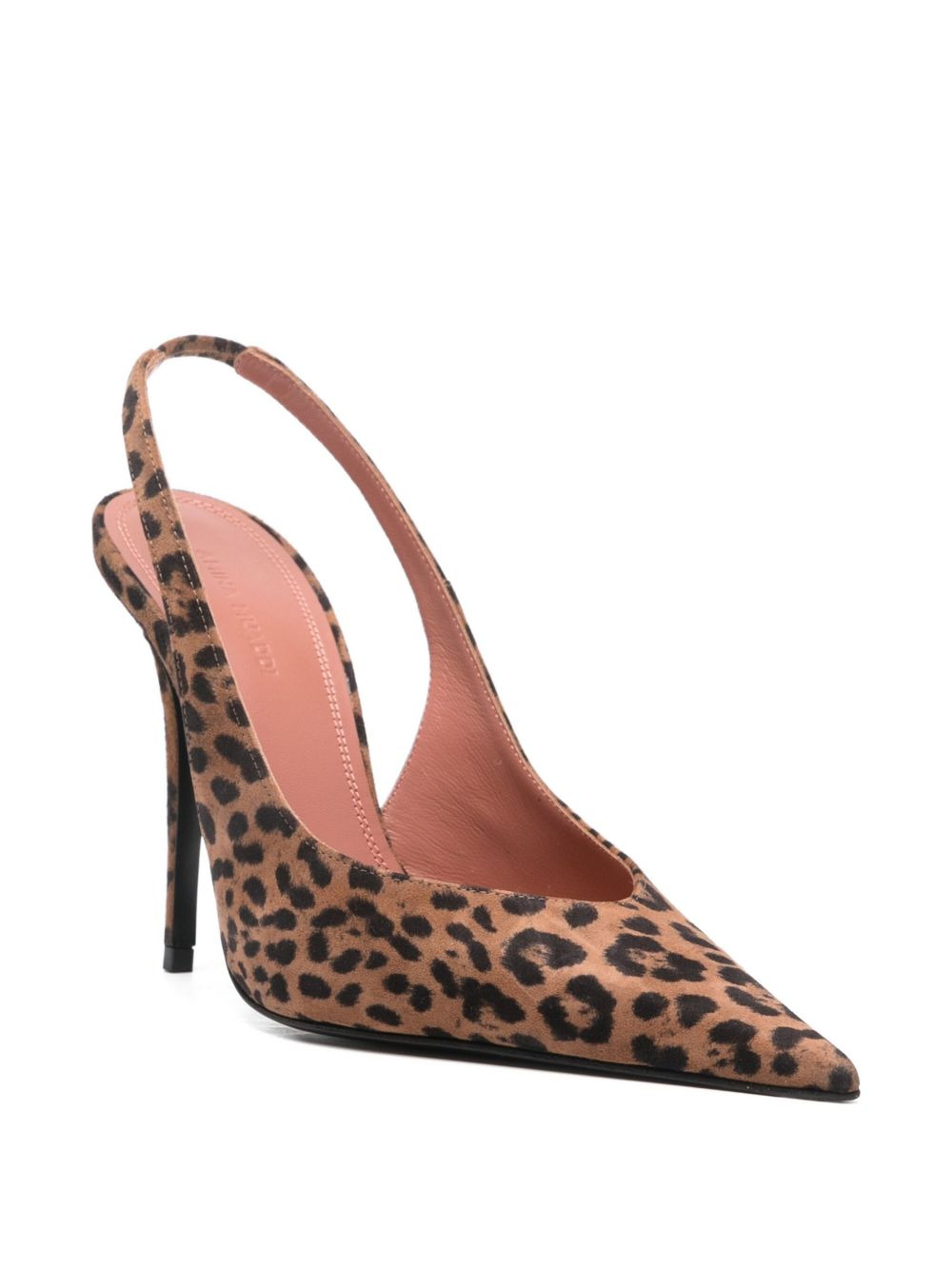 105mm leather heeled pumps - 2