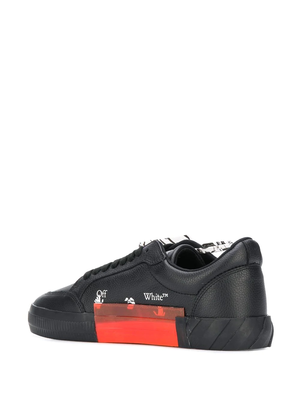 low top vulcanised sneakers - 3