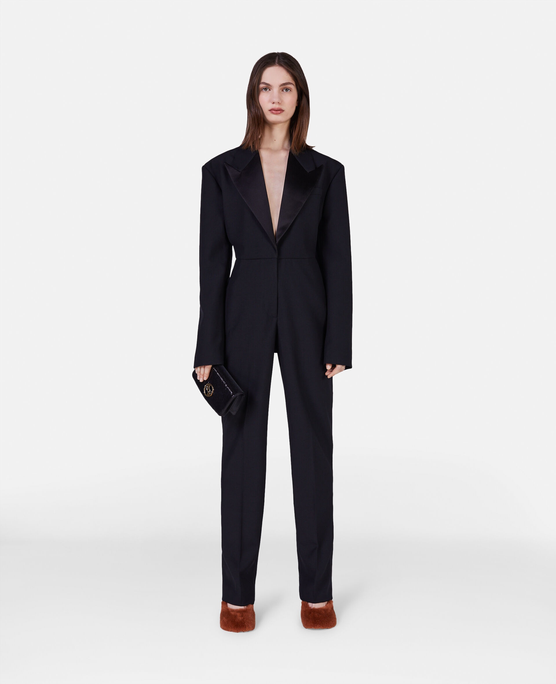 Stella McCartney Tailored Wool Tuxedo Jumpsuit