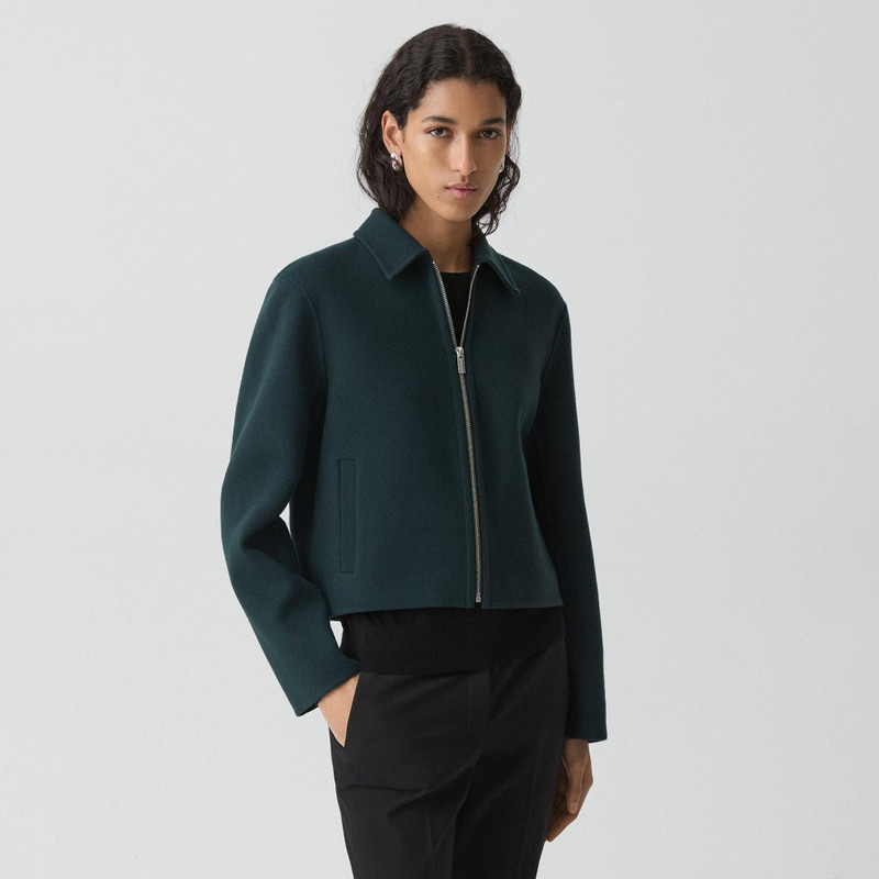Blouson Jacket in Double-Face Wool-Cashmere 2