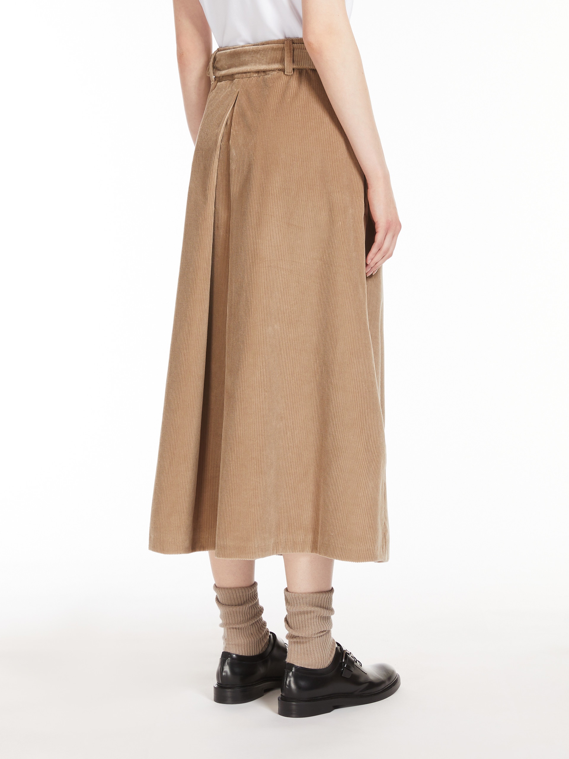 ILEANA Long velvet skirt - 4