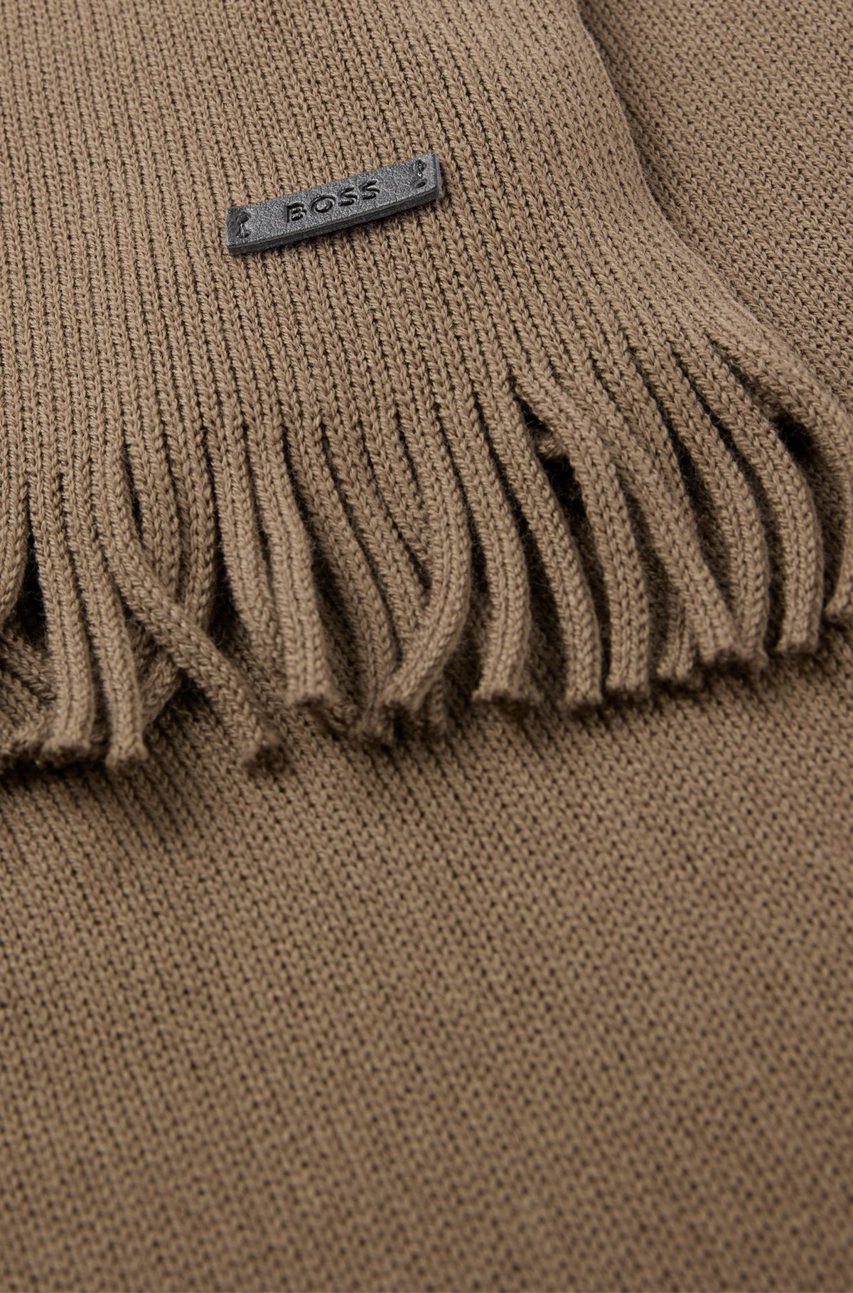 RASCHEL-KNIT SCARF IN MERINO WOOL - 4