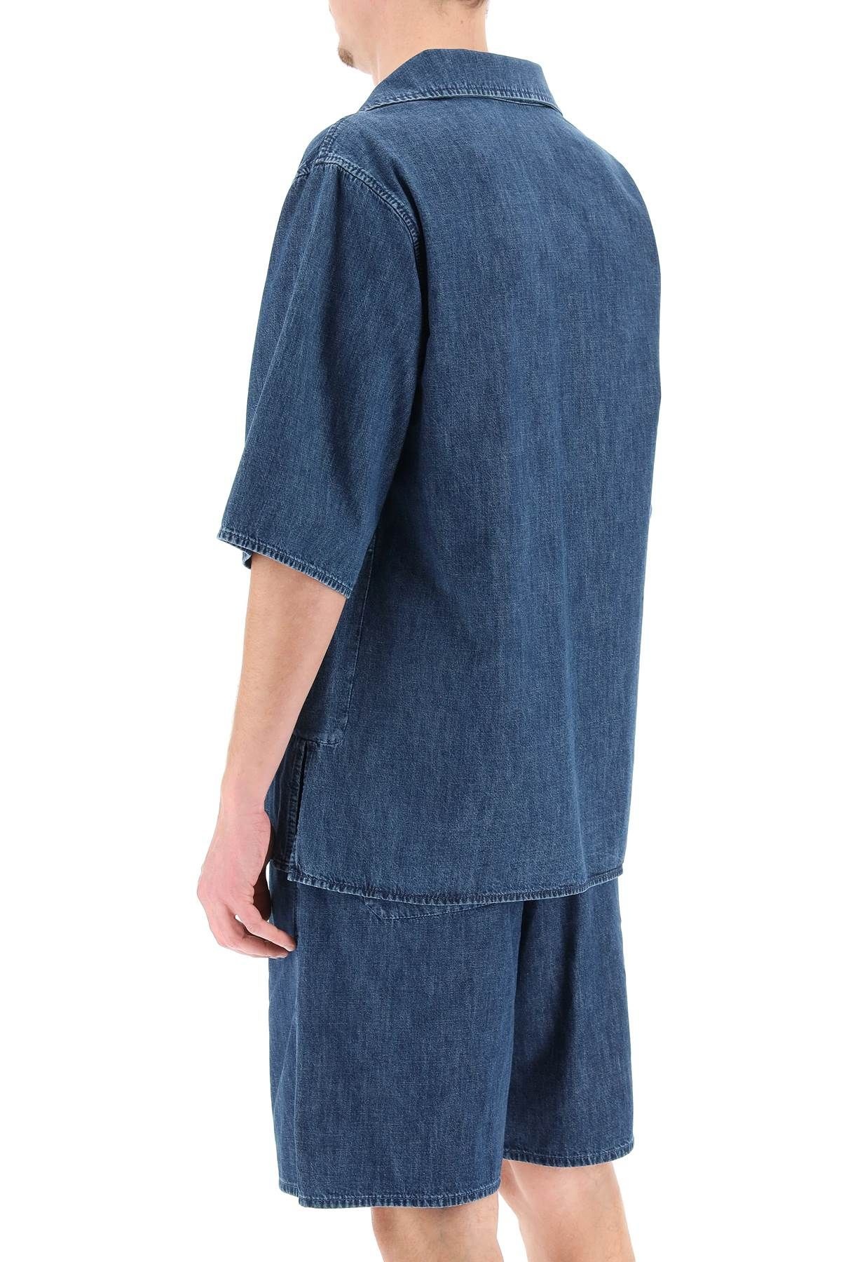 DENIM TUNIC SHIRT - 4