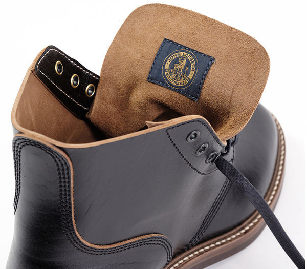 LK-017 M-43 Service Shoes Shinki Hikaku Horsebutt Black - 9