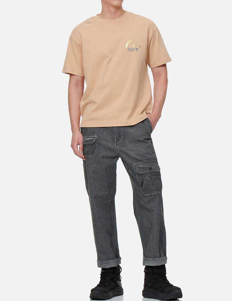 The Great Wave Print Straight-leg Jeans 4