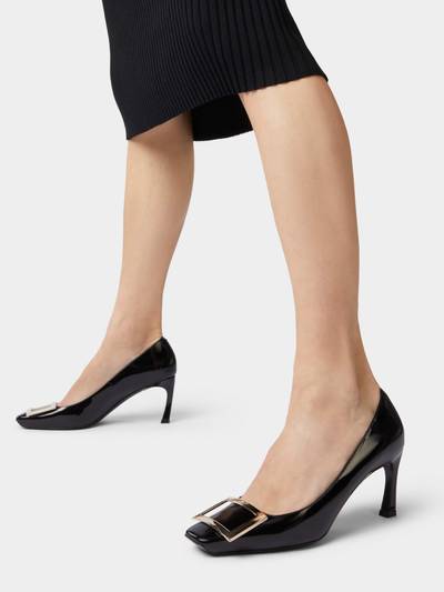 Roger Vivier Trompette Metal Buckle Pumps in Patent Leather outlook