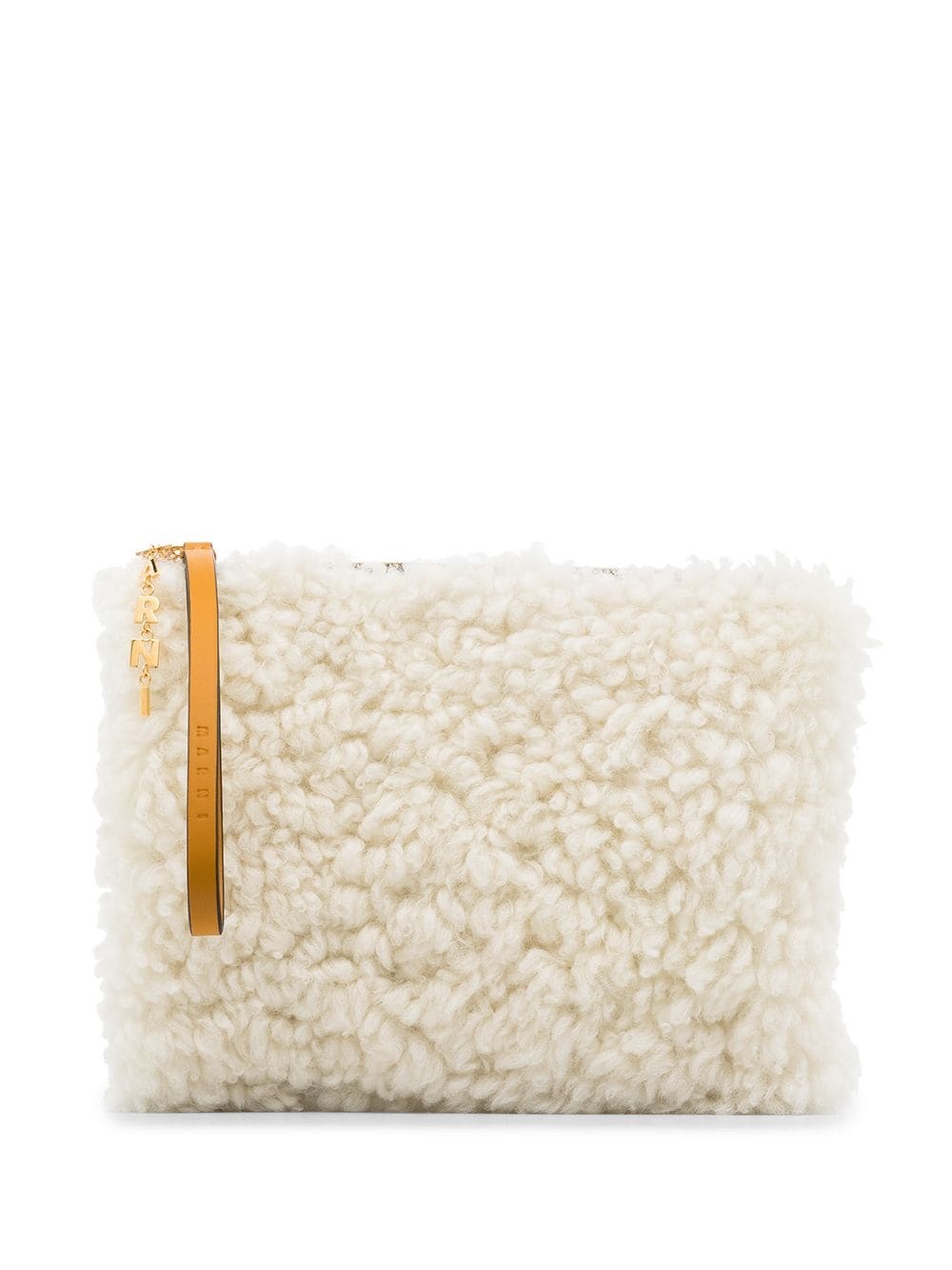 shearling cluch bag - 1