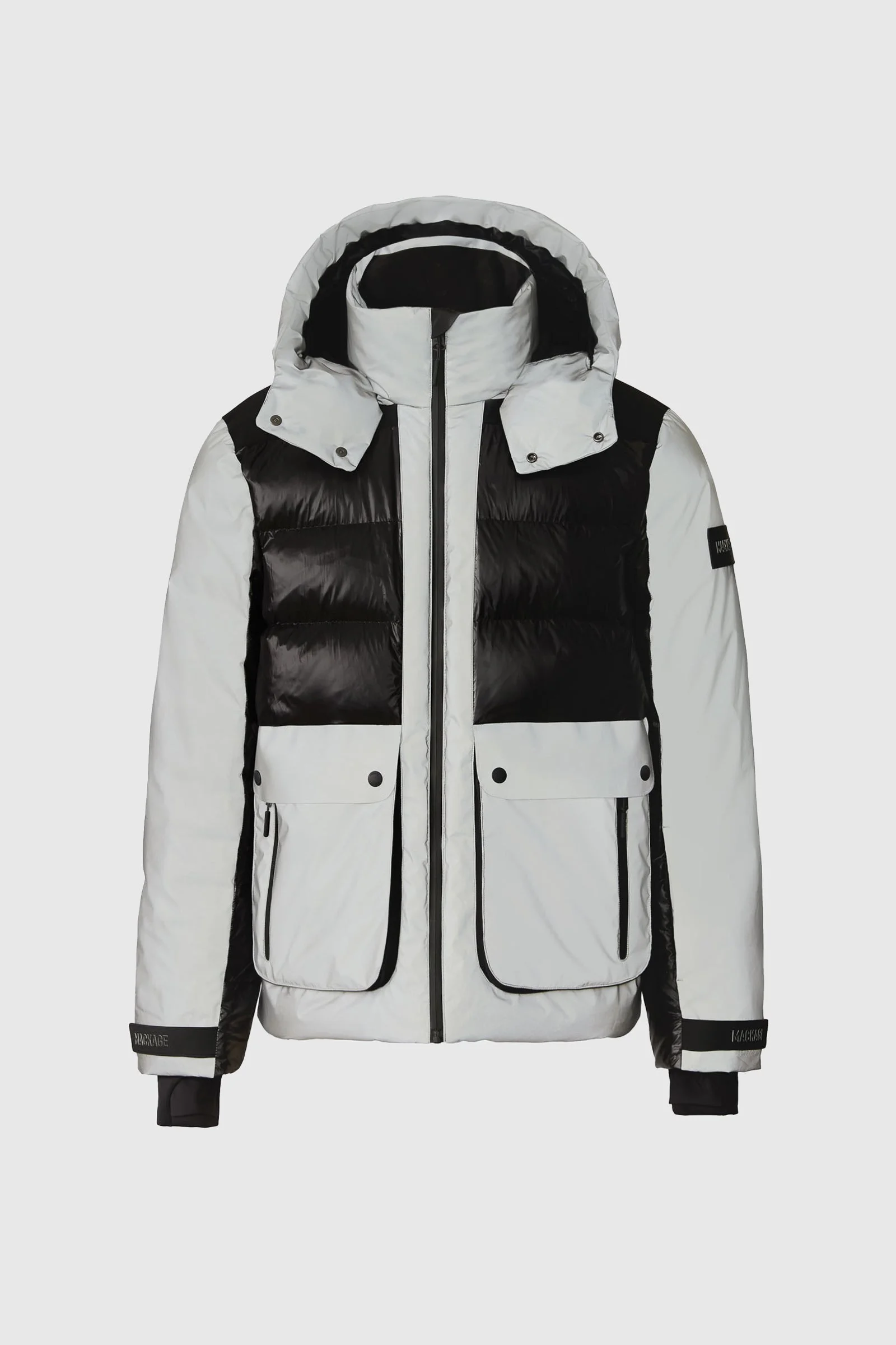 CODY-RF Reflective Down Ski jacket with Hood - 1