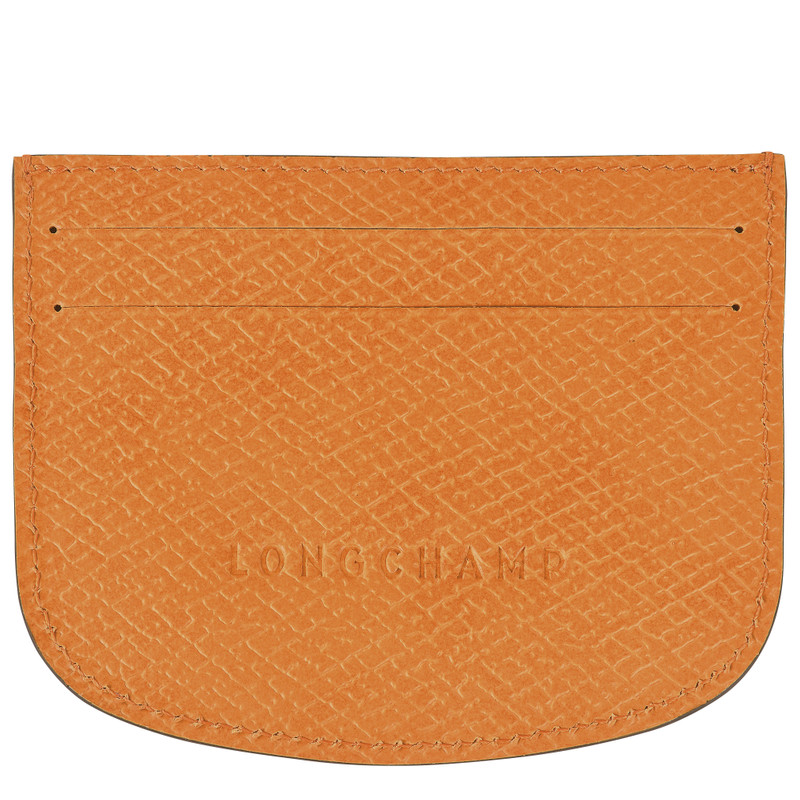 Longchamp Épure Card holder Apricot - Leather outlook