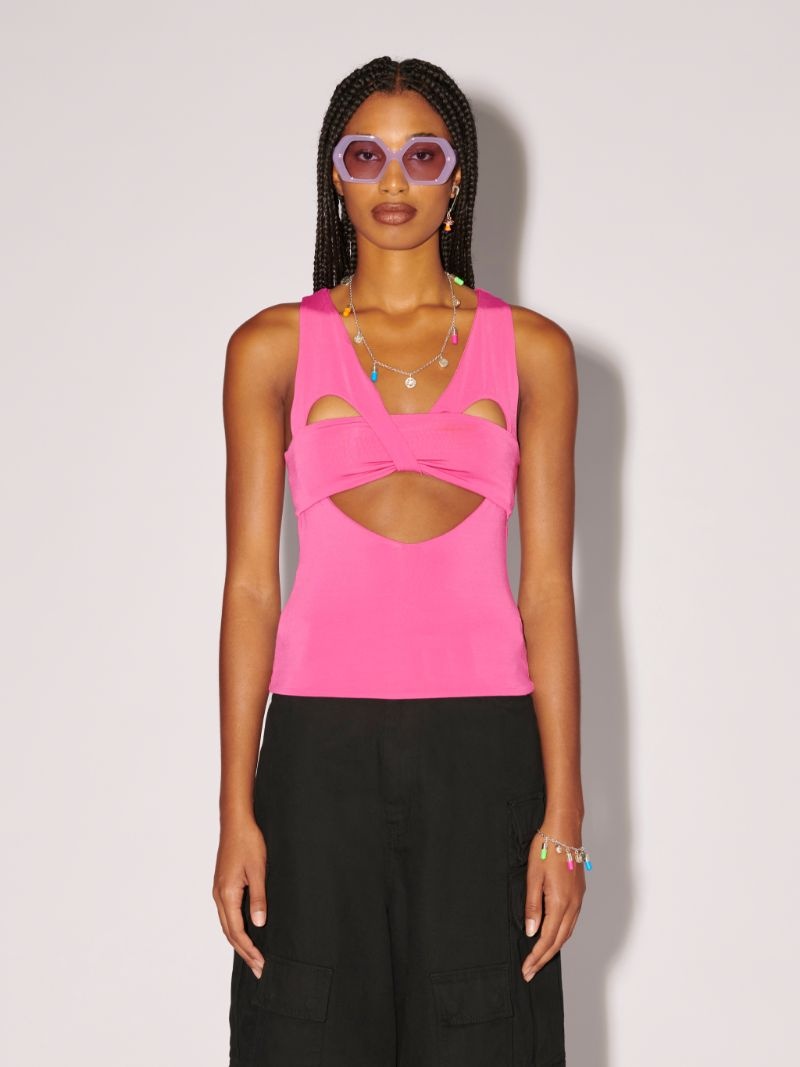 Heart Shaped Sleeveless Top - 3